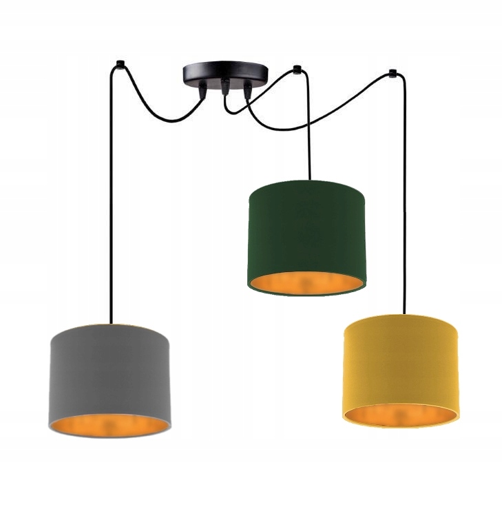 

Lampa Pająk Wisząca Led Loft Edison Spider Mirror