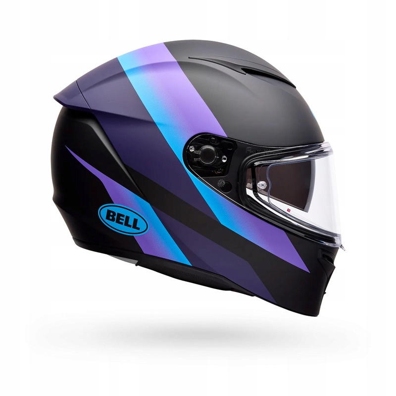 Motocyklová Prilba Bell Lithium Passion Matte Black Purple Xs