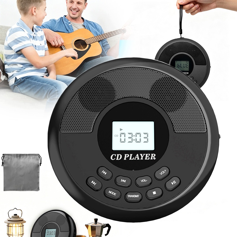 Přenosný MP3 Přehrávač Bluetooth, Aux, Reproduktory Sluchátka