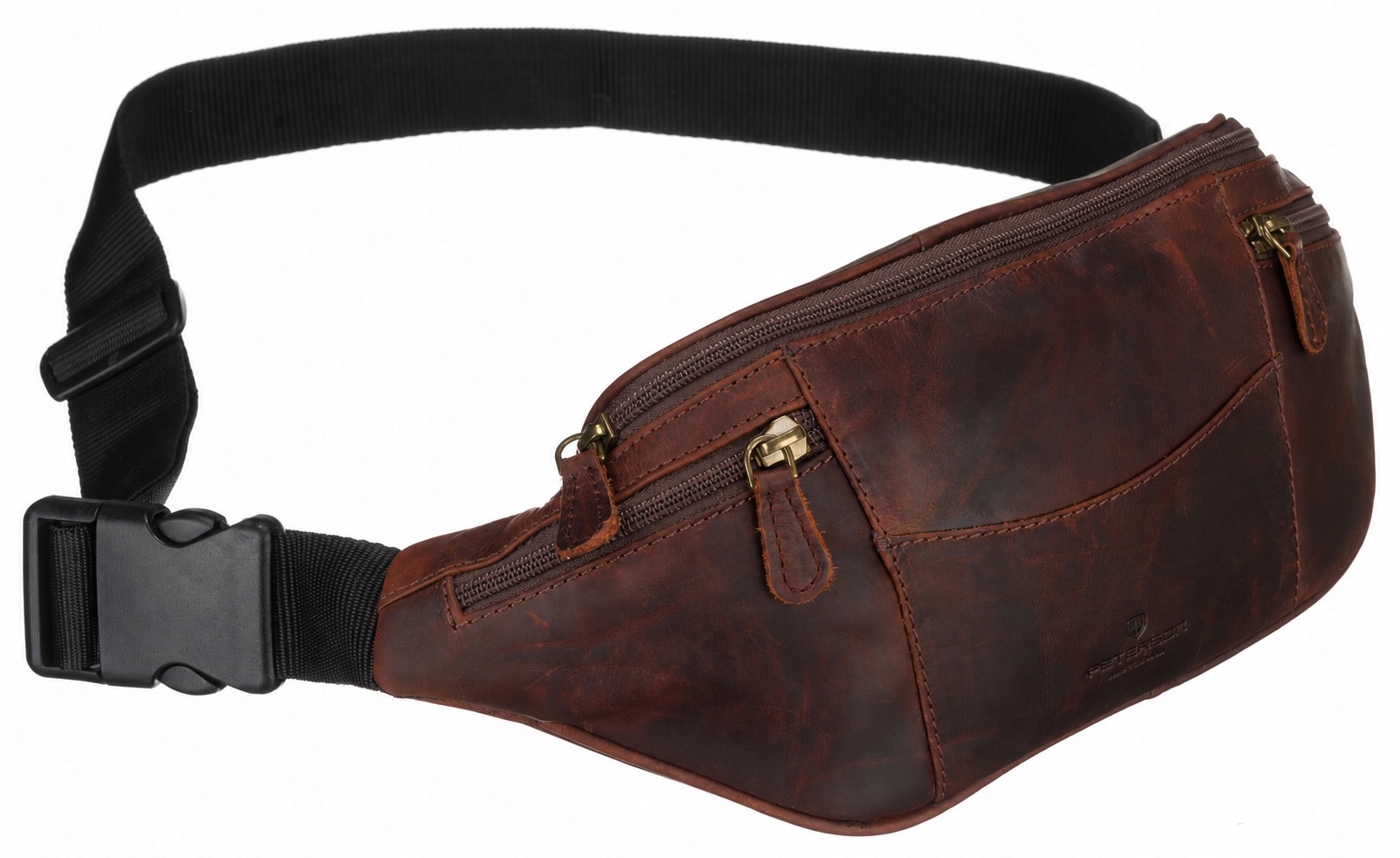 Kožená ledvinka z pravé kůže Peterson elegantní