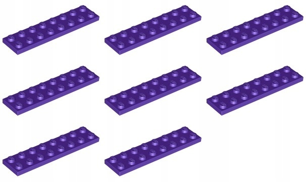 

Lego 3034 Płytka 2x8 fioletowa (20g) 8 szt