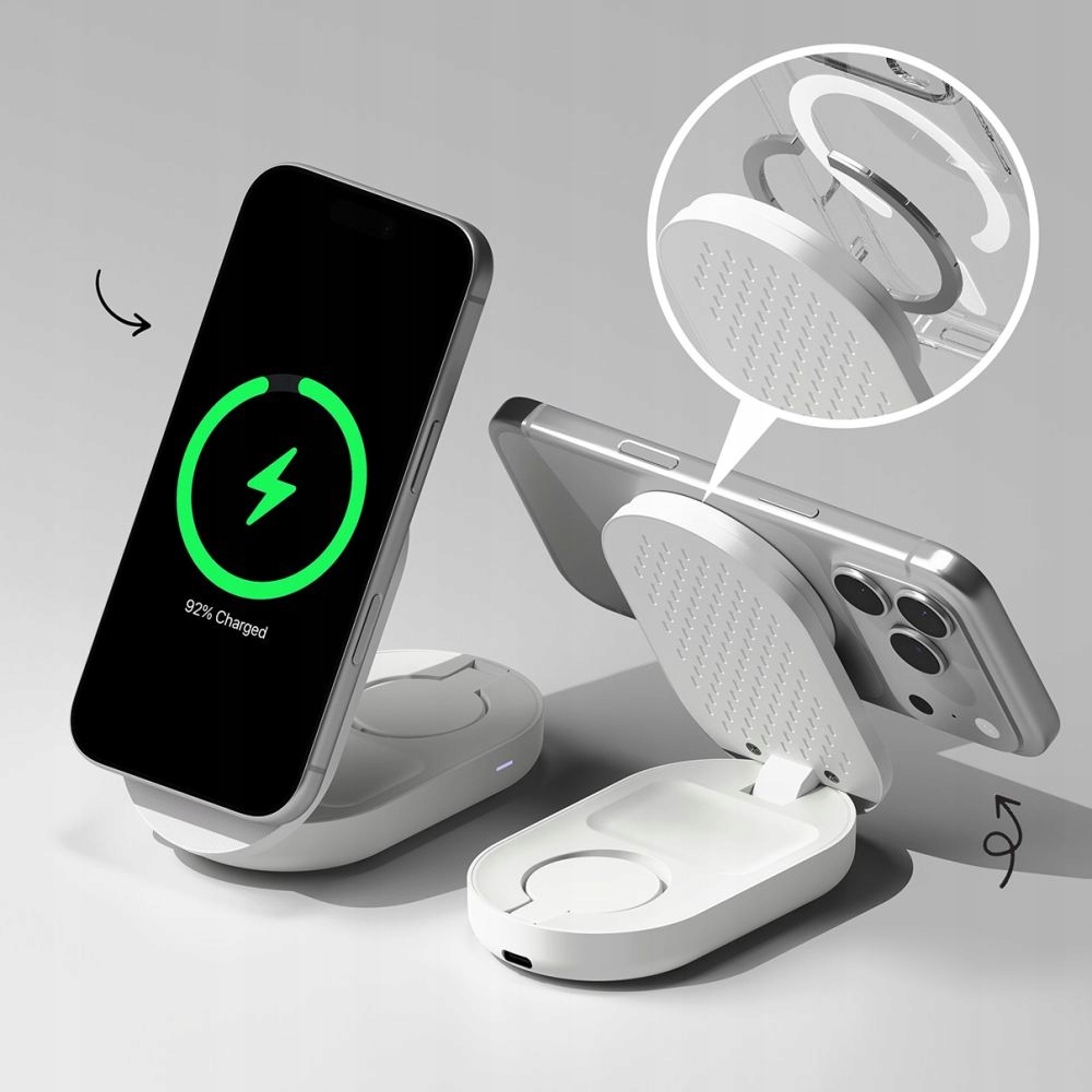 Skládací Nabíječka S Magsafe Pro Iphone 13 14 15 16 17 Airpods Hodinky