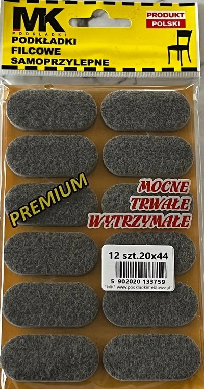 

Podkładki Filcowe Pod Meble Krzesła Stół 20X44