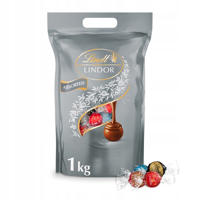 Levně Lindor pralinky stříbrná směs, 1000g