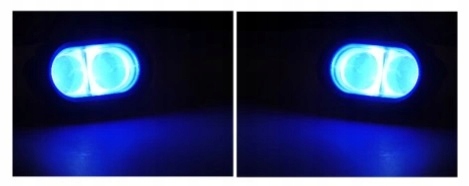 LAMPA ROBOCZA LED NIEBIESKA 20W OPRYSKIWACZ OŚWIETLENIE LANCY OPRYSKIWACZA Numer katalogowy części AGH049-20W