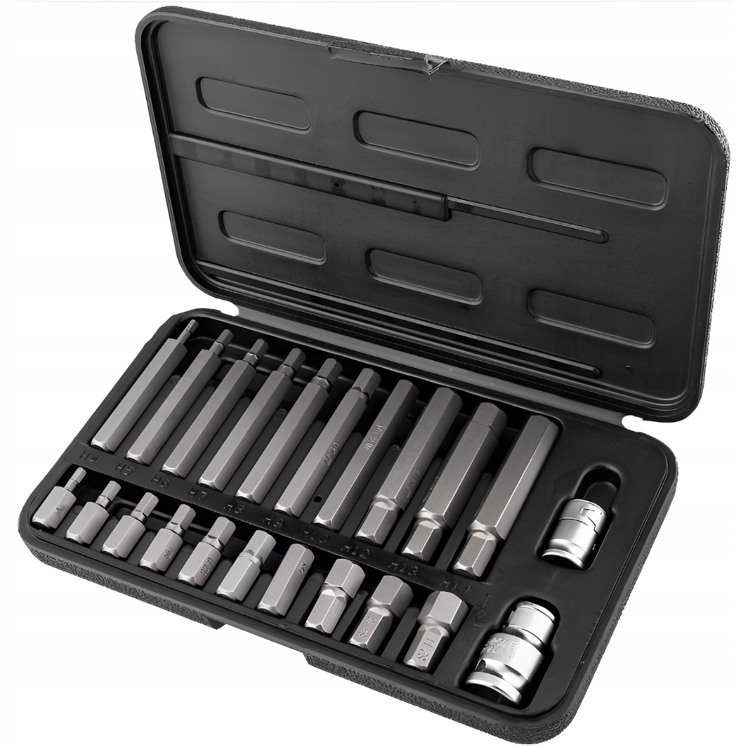 ZESTAW KLUCZY IMBUSOWYCH WEWNĘTRZNYCH BITÓW 10 mm 22 EL. H4-H14 S2 RICHMANN Liczba elementów zestawy