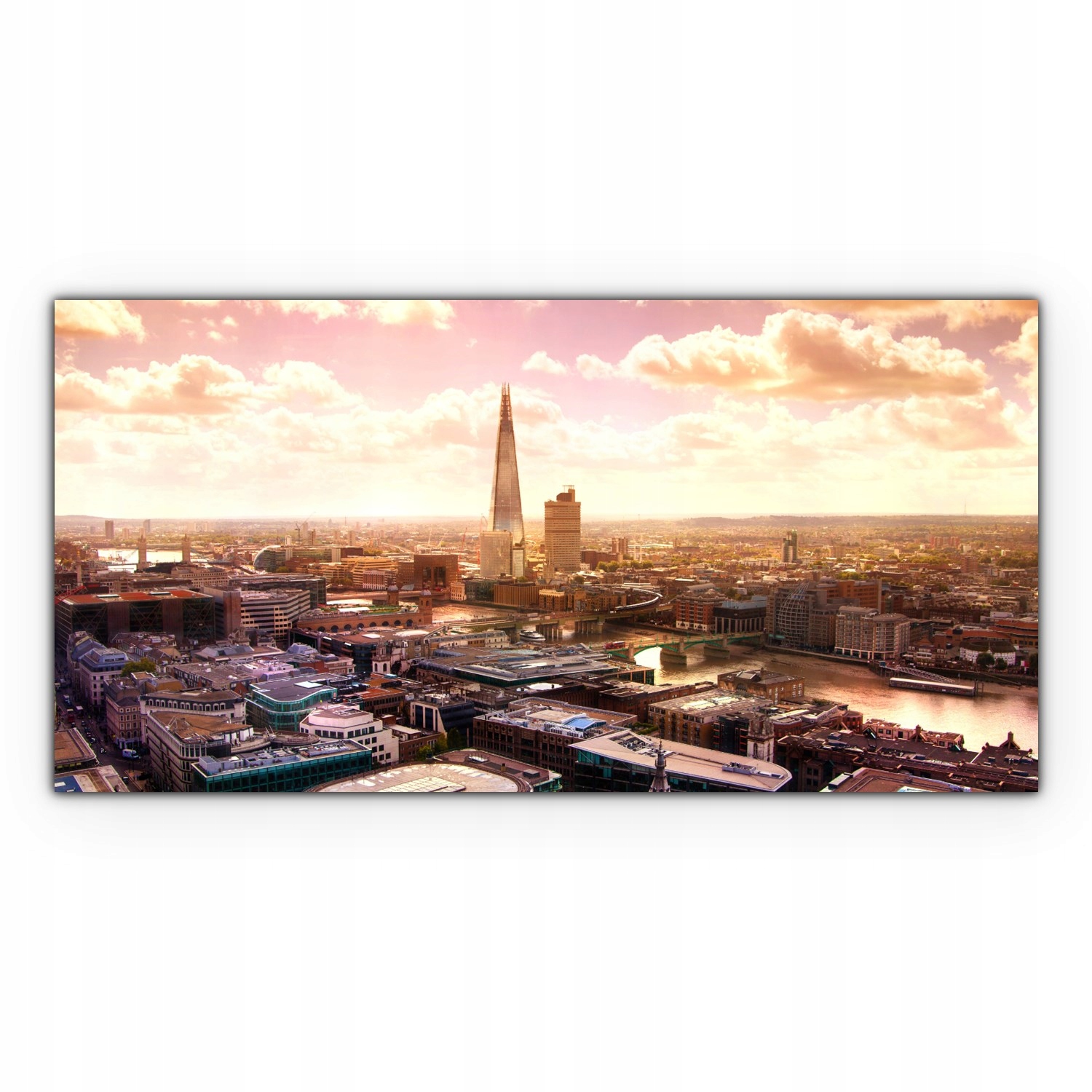 

Canvas na ramie na ścianę 140x70 Londyn Tama Rzeka