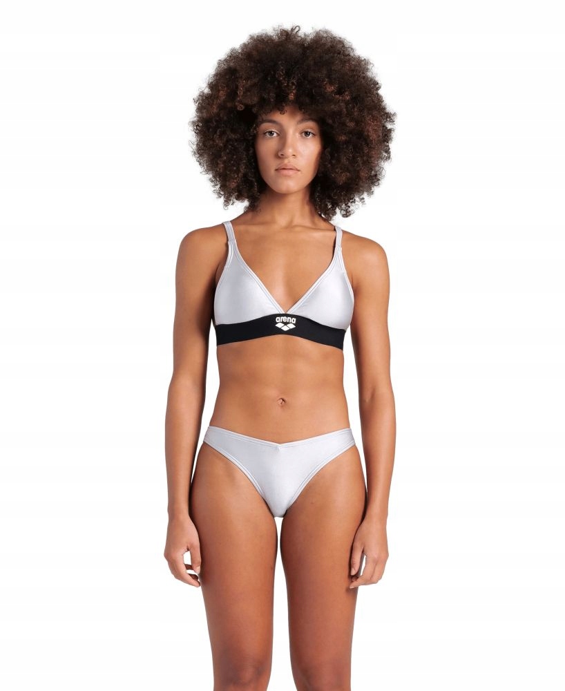 Dámské dvoudílné bikiny, bazénový kostým Arena Logo Tape S