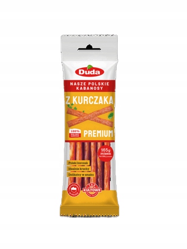 Levně 6 x prémiové kuřecí kabanosy 95 g Duda