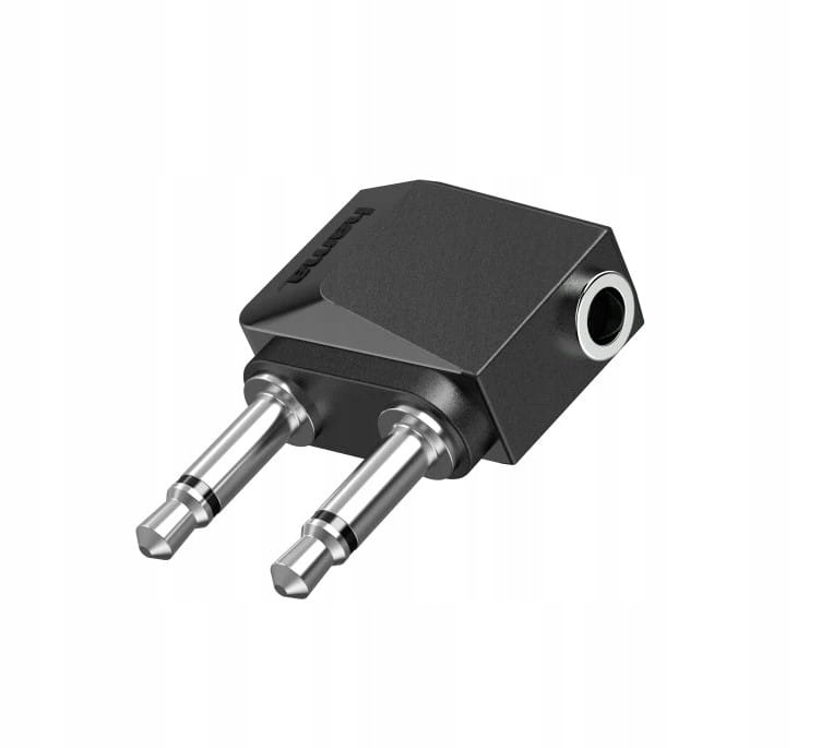 

Adapter samolotowy 2xM 1xF Mini Jack 3,5mm Hama