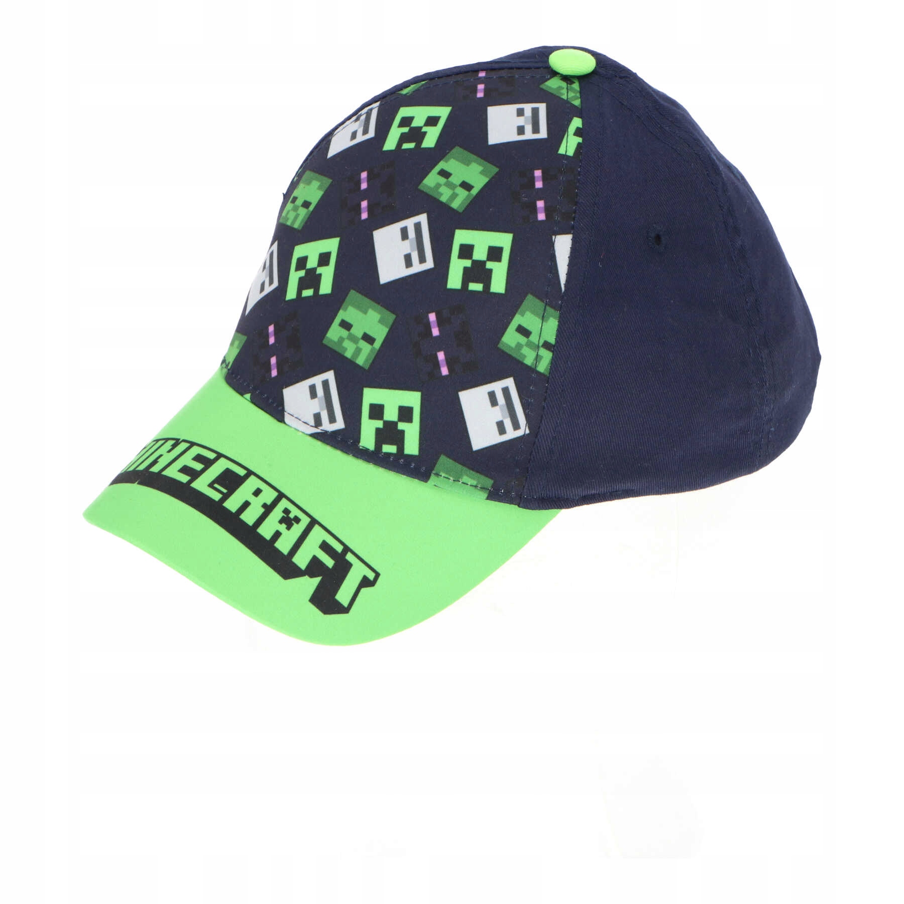 

Czapka Minecraft Z Daszkiem Creeper Bejsbolówka