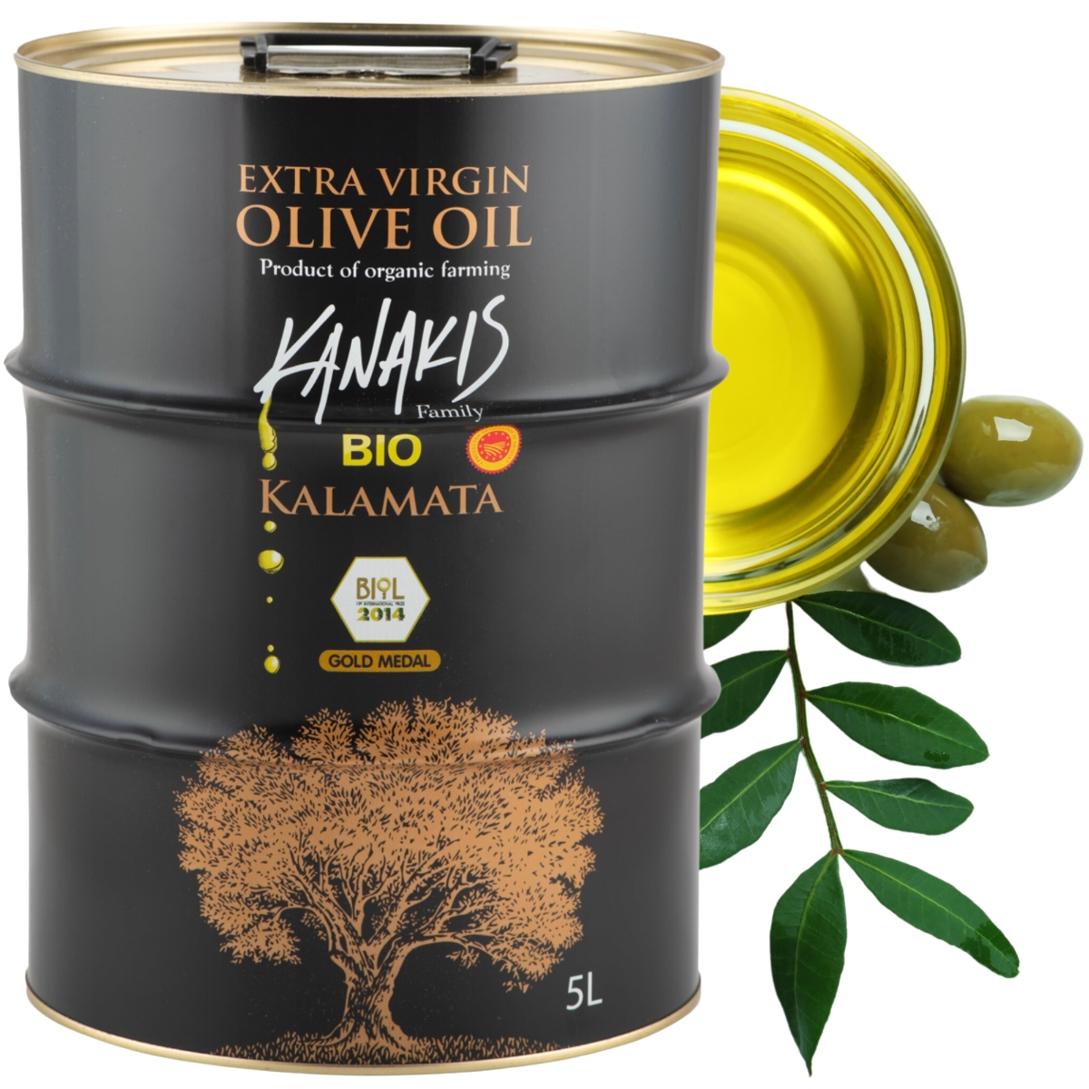 Levně Extra panenský olivový olej Grecka Ekologický Bio 5 l Čerstvá Sbírka