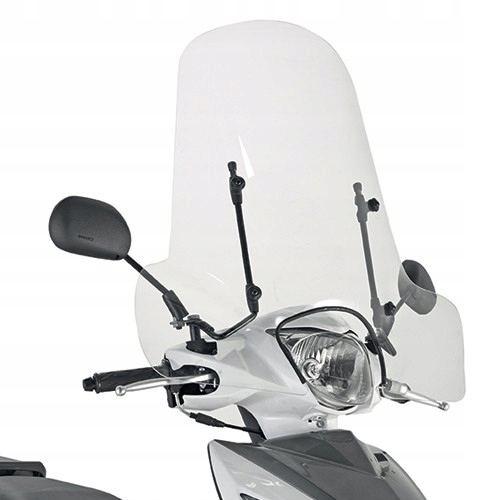 Kappa Sklo Keeway Piaggio Peugeot Sym Suzuki 50,8X66 CM Priehľadné