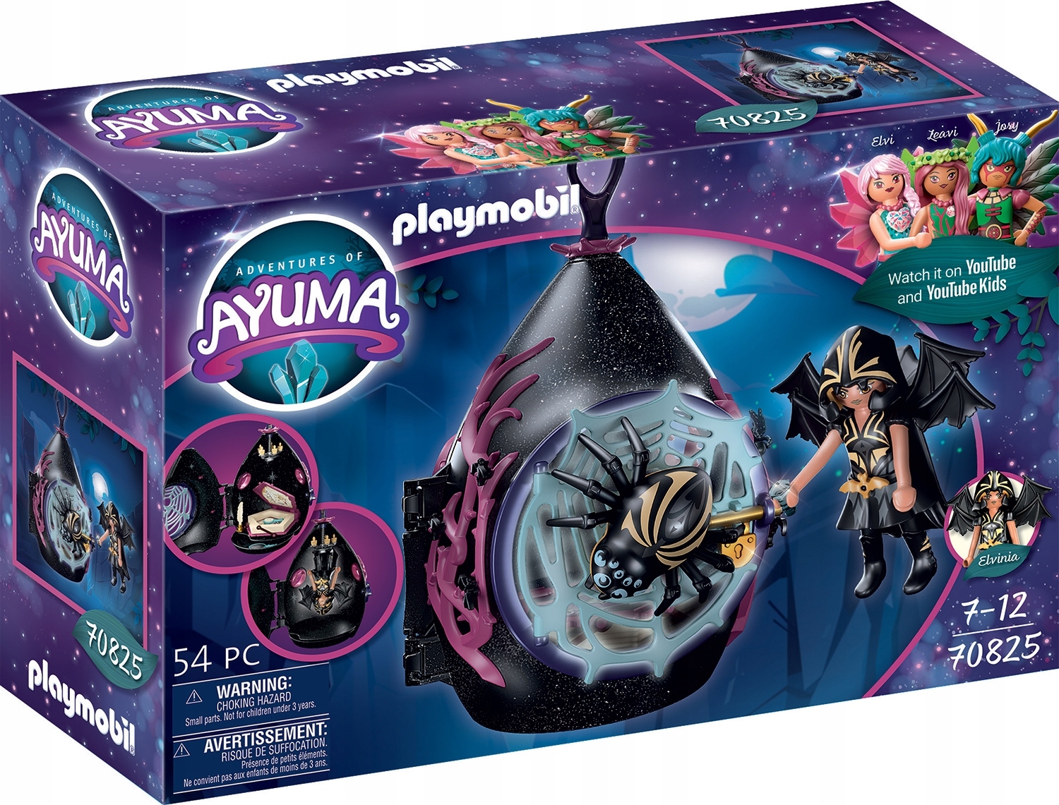 PLAYMOBIL 70825 Adventures of Ayuma Kryjówka Bat Fairies