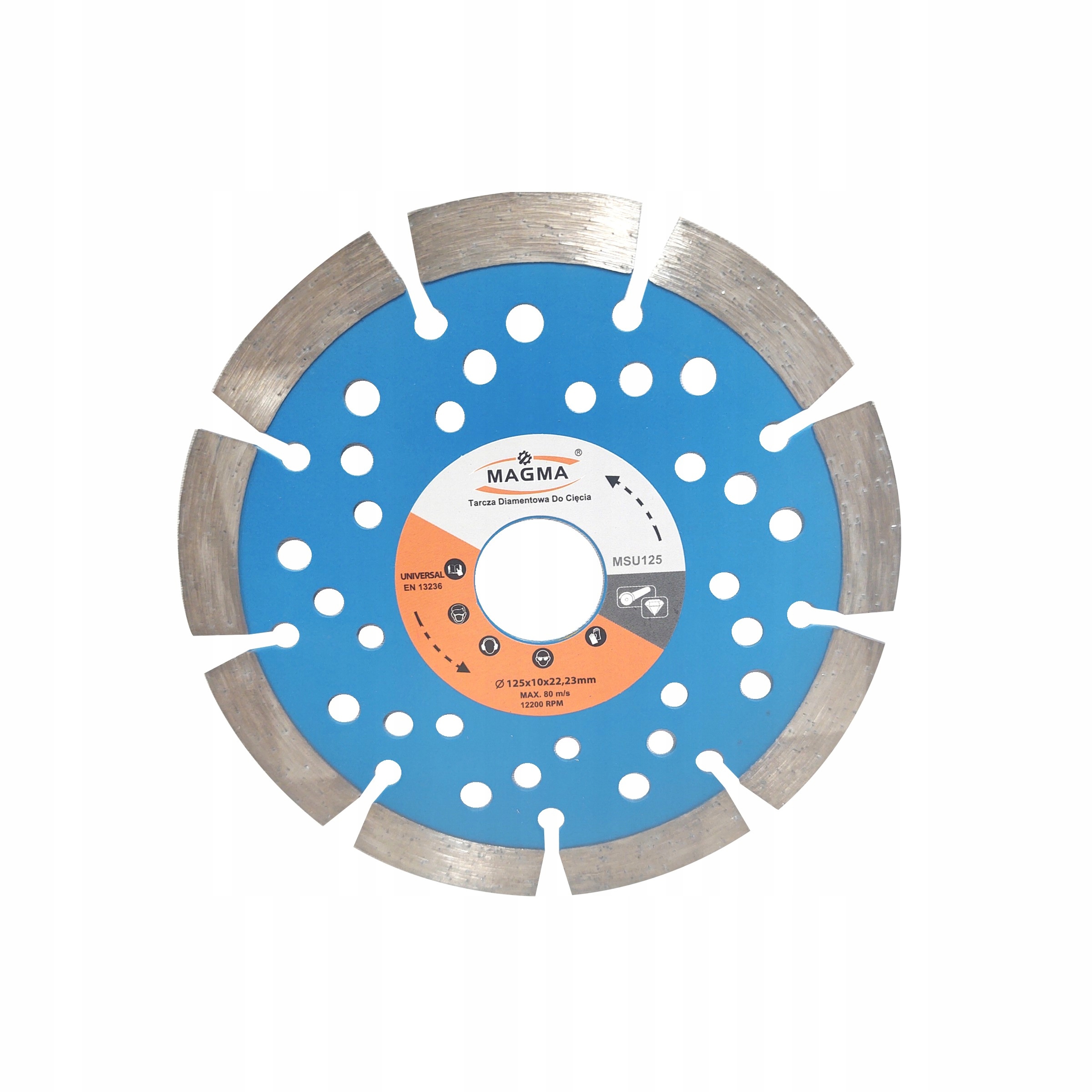 

Tarcza segmentowa cięcia betonu 125x22,2mm MSU125