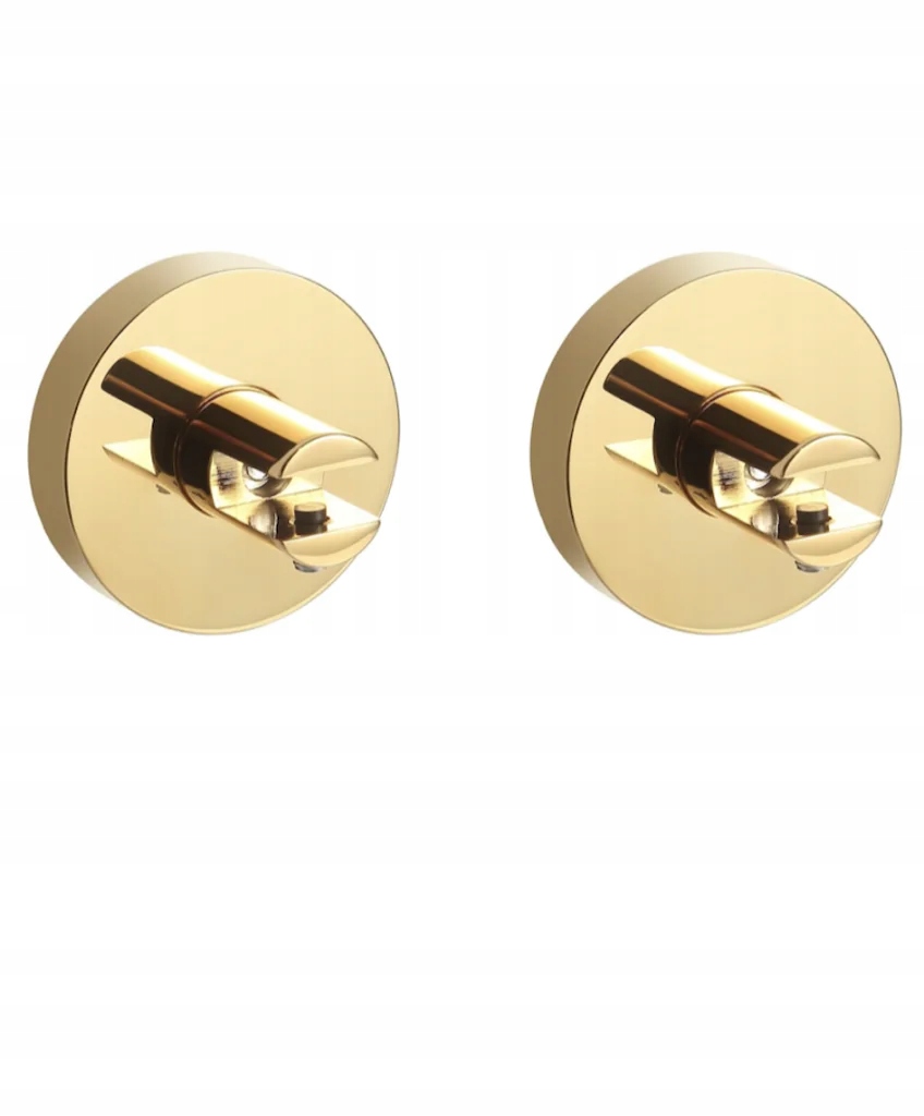 Držáky na skleněnou polici Zlaté upevnění polic kovové rozeta