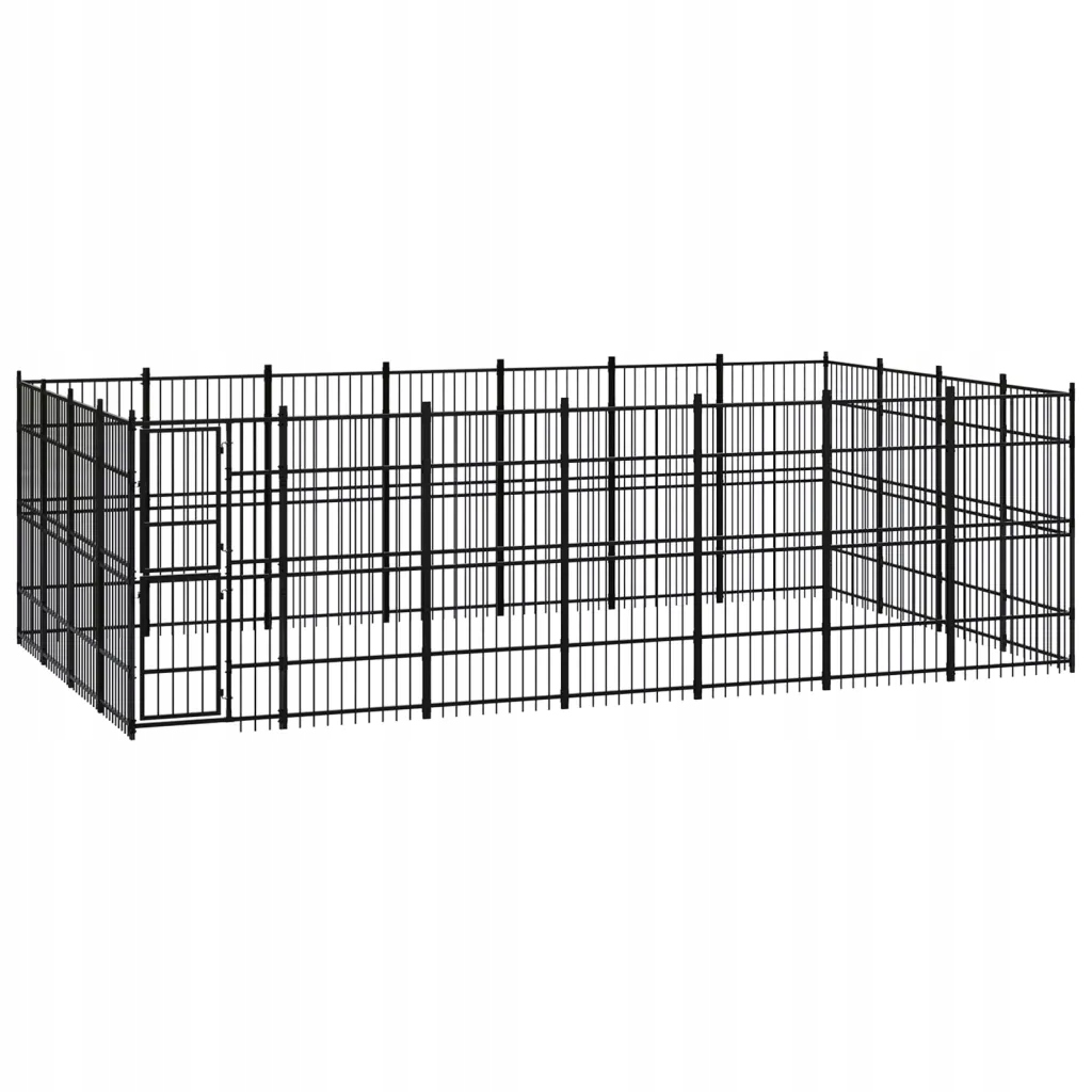 Levně Venkovní psí kotec ocel 25,8 m²