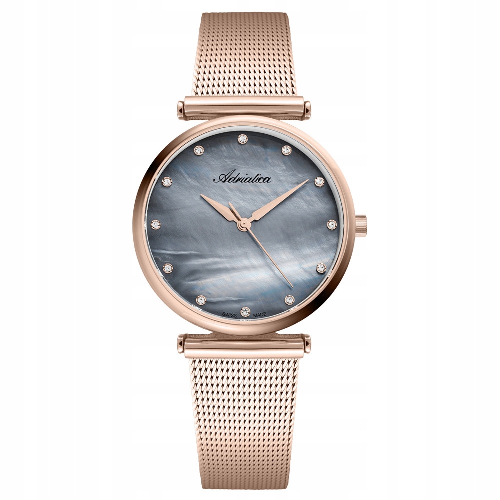 Dámské hodinky Adriatica A3712.914ZQ růžové zlato