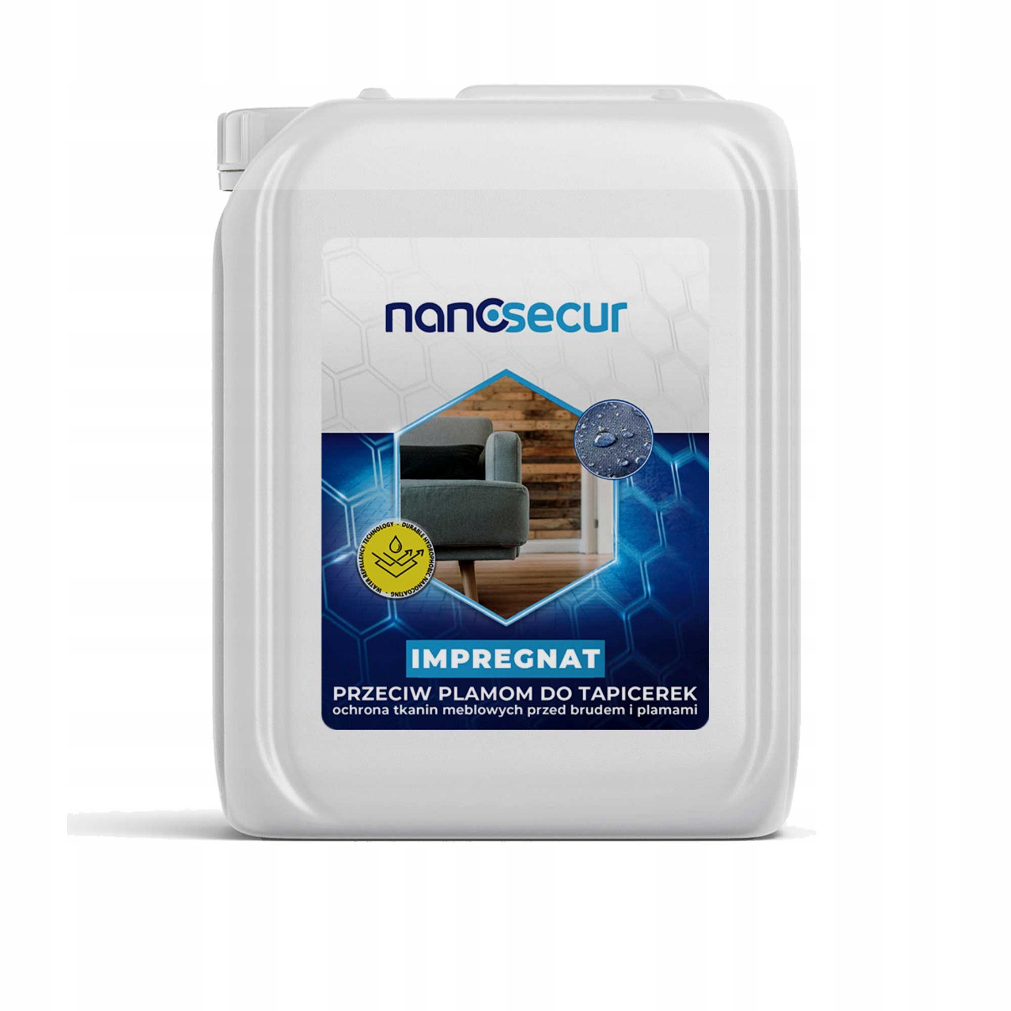 Levně Nanosecur Impregnát proti skvrnám na čalounění nábytku 5 litrů