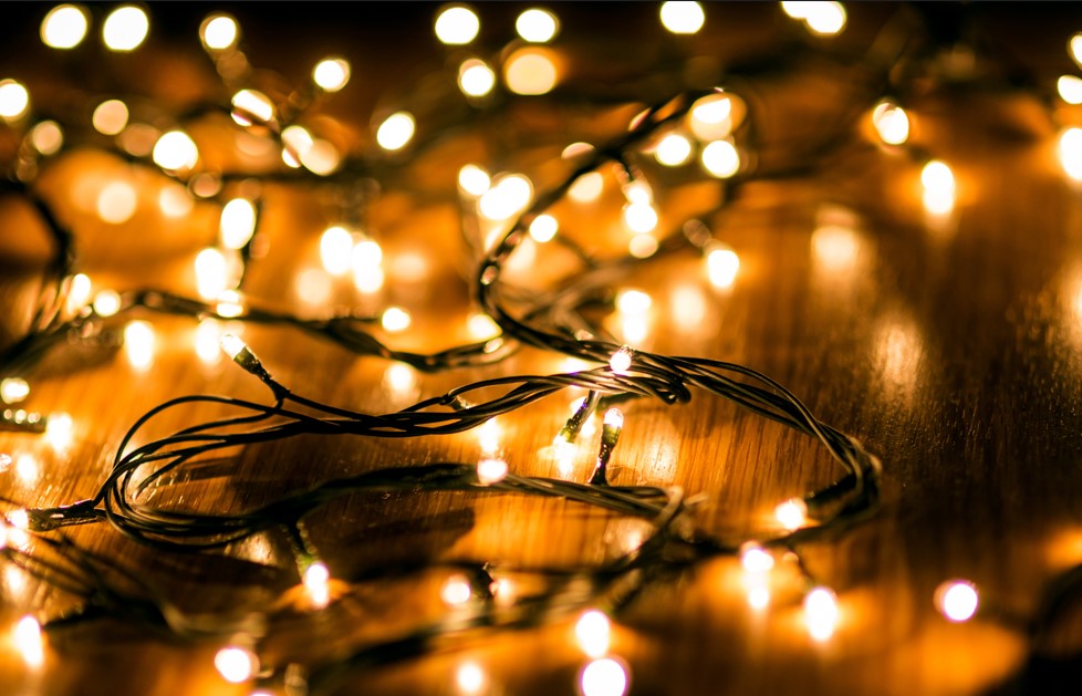 

Lampki Led łańcuch świetlny 10m 100LED ciepły biał