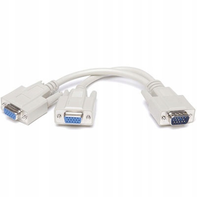 

Rozdzielacz sygnału Vga na 2 x Vga Dwa Monitory