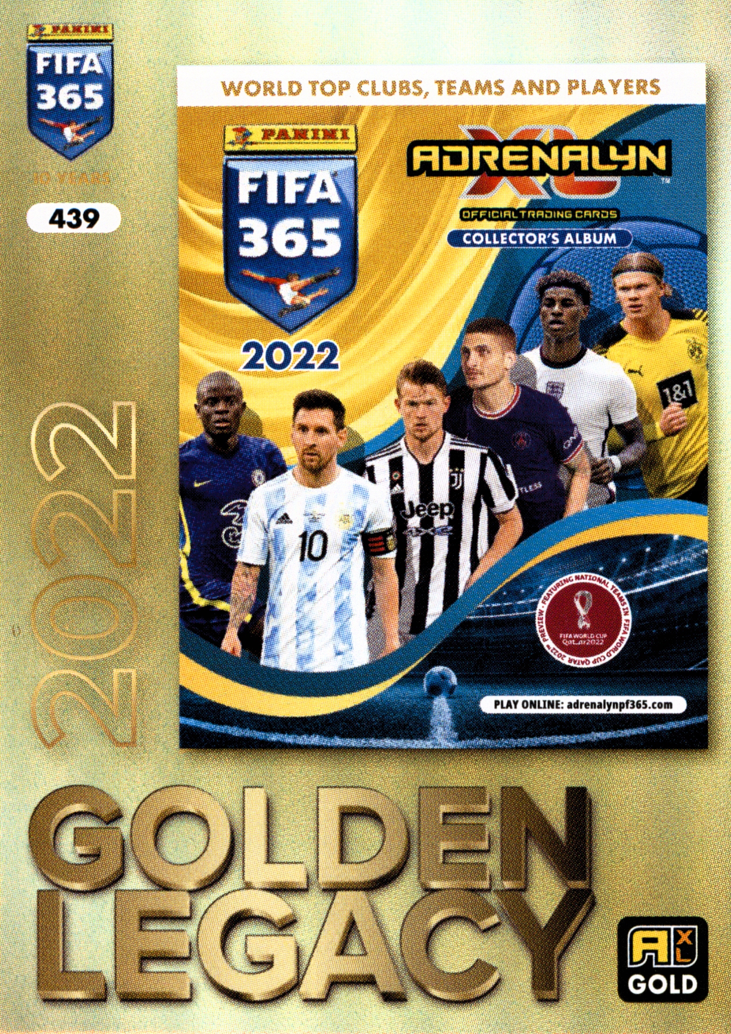 Panini Fifa 365 2025 Gold 439 Golden Legacy 2022