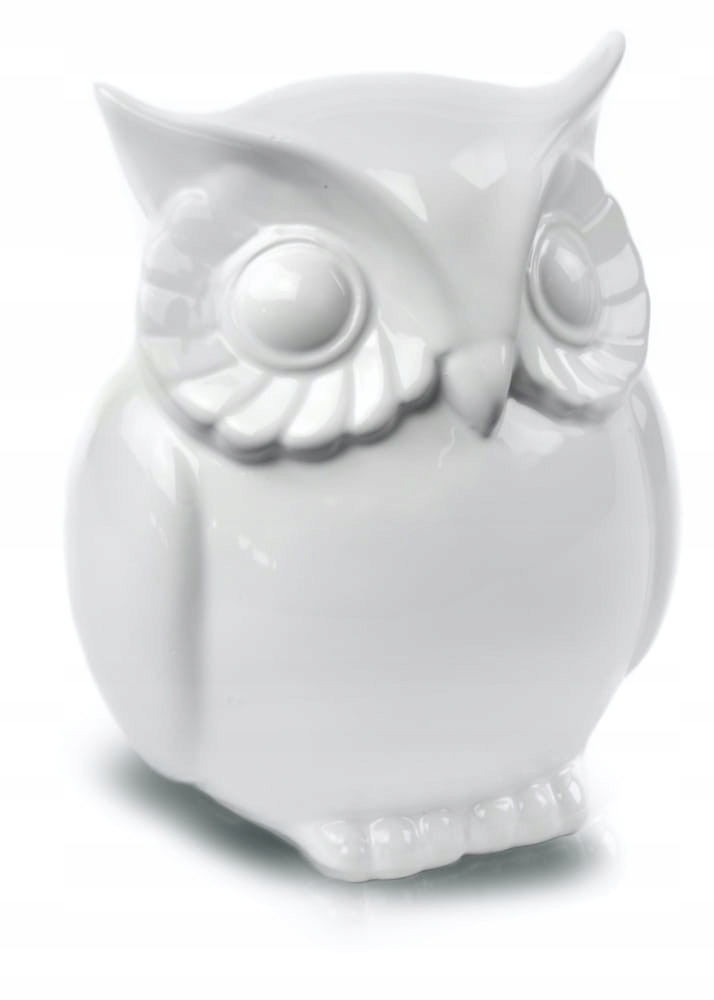 

Figurka porcelanowa duża biała sowa