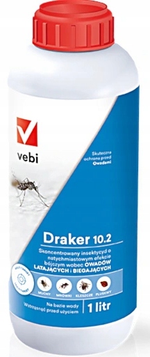 

Silny Środek Oprysk Na Muchy Owady Draker 10.2 1L