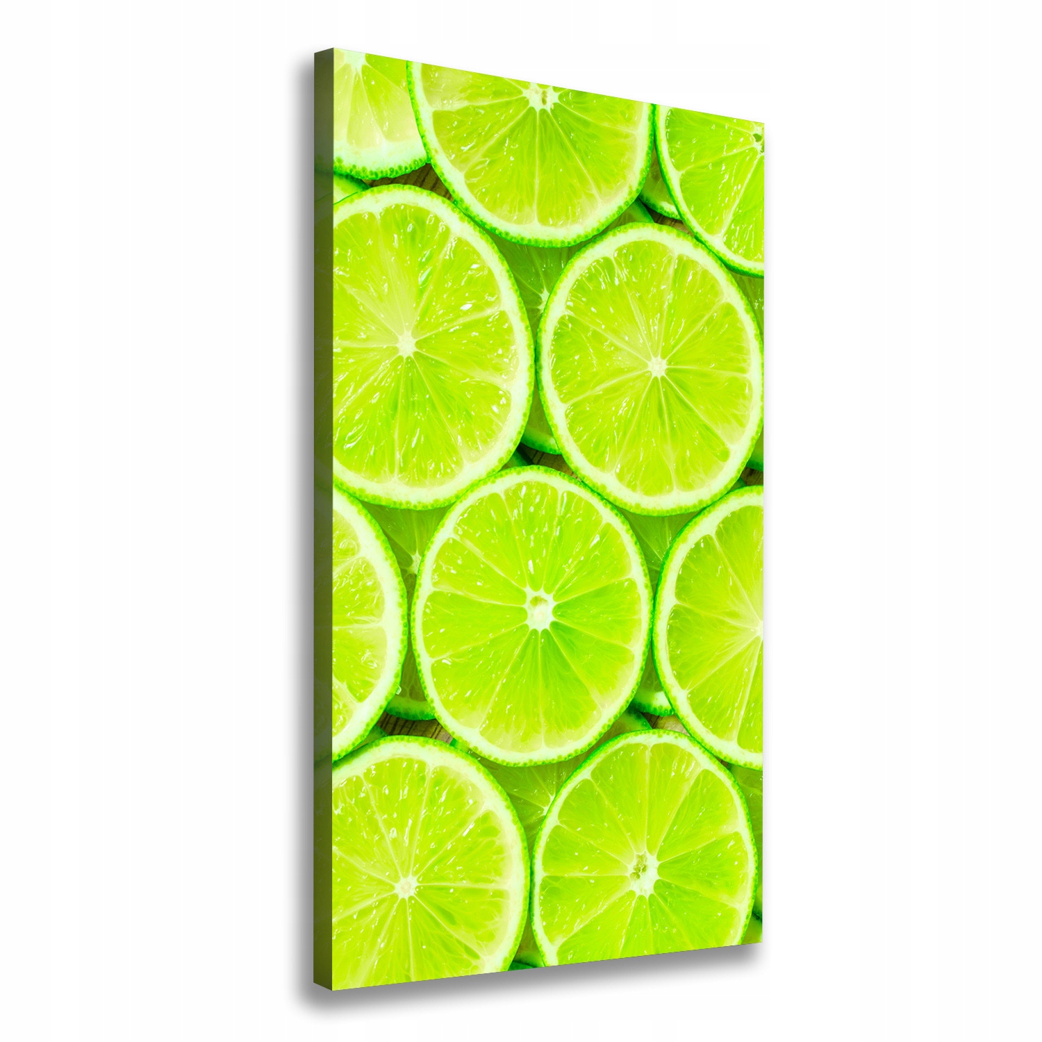 

Nowoczesny obraz canvas na ramie Limonka 60x120 cm