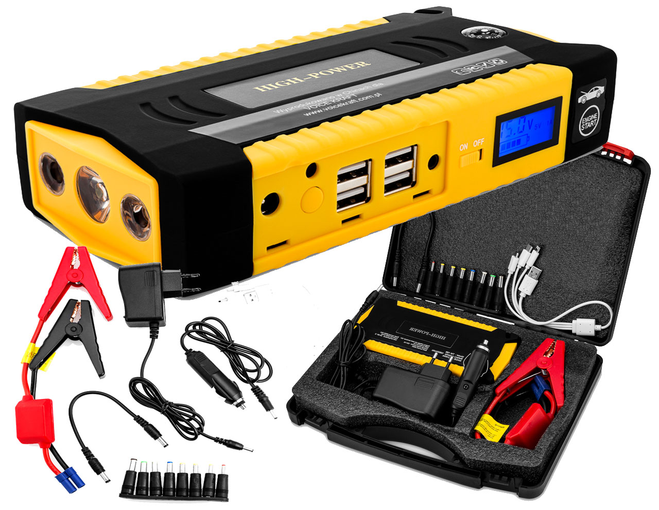 ПУСКОВОЕ УСТРОЙСТВО JUMP STARTER BOOSTER 12V 7IN1