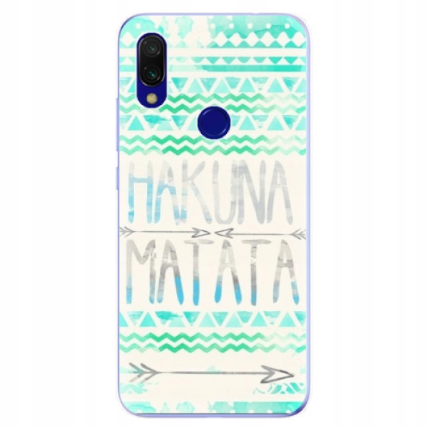 Silikonowe etui iSaprio Hakuna Matata Green do Xiaomi Redmi 7