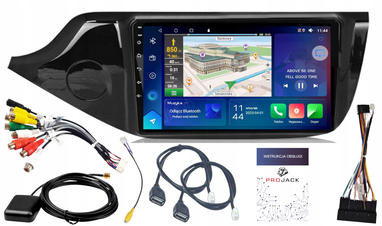 Rádio Navigácia Gps Kia Ceed 2012-2018 Carplay Android Auto 2GB 64GB
