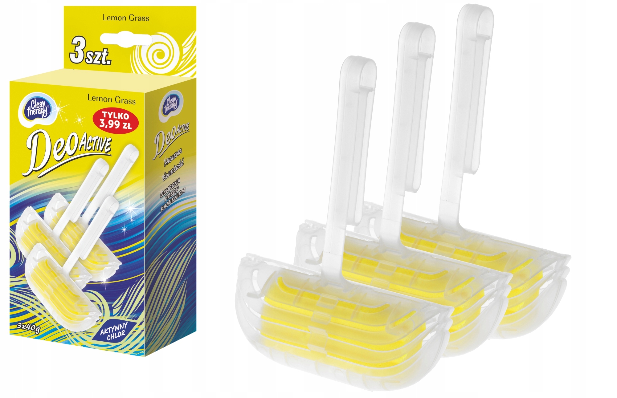 

Kostka Toaletowa Zapas Do Wc 40g Lemon Grass 3szt