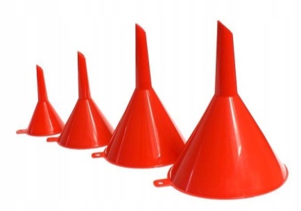 

Lejki Lejek Zestaw Plastikowych Lejków 4 Szt