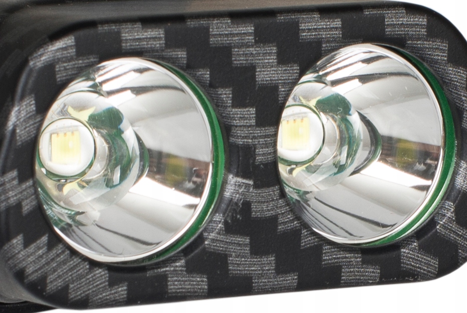 ZESTAW LAMPKA ROWEROWA PRZÓD TYŁ LED USB AKU VAYOX Czas pracy 8 h