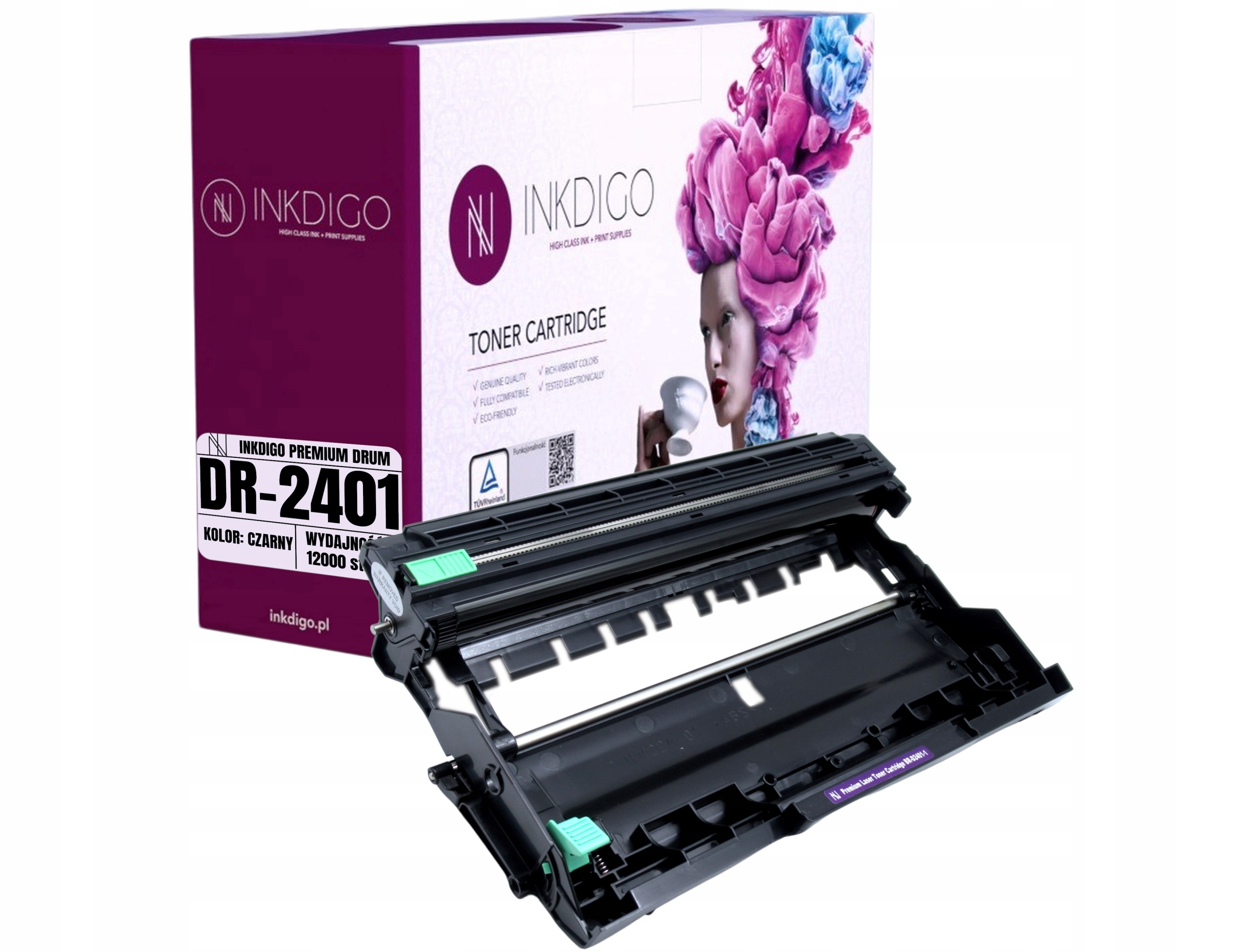 Zamiennik DR2401- Bęben do drukarki BROTHER MFC-L2712DW HL-l2312D HL-L2352 Przeznaczenie Brother