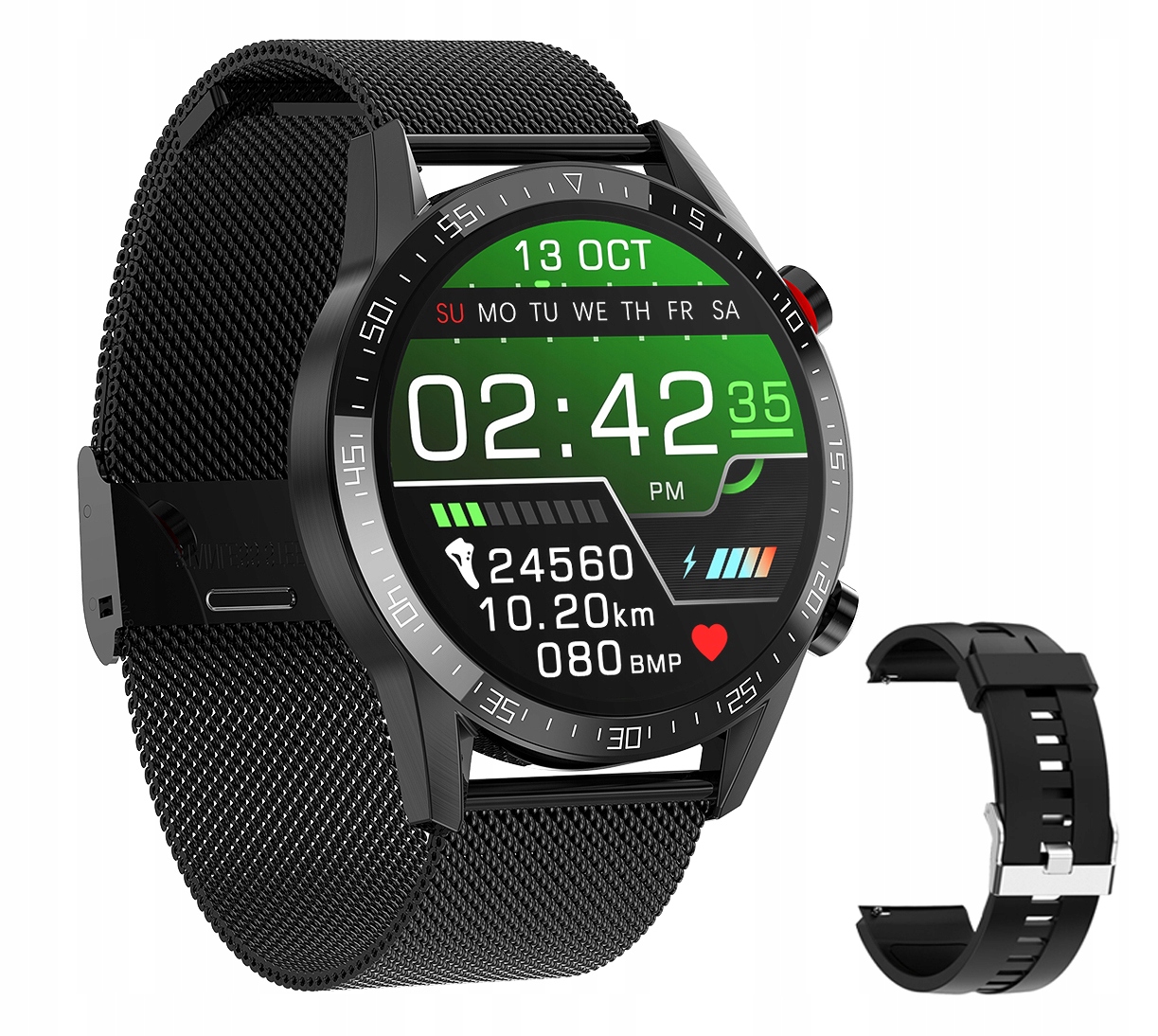 

Zegarek Smartwatch Ciśnieniomierz Ekg Rozmowy IP68
