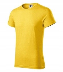 

Trendy Melanż koszulka męska -malfini- żółty 3XL