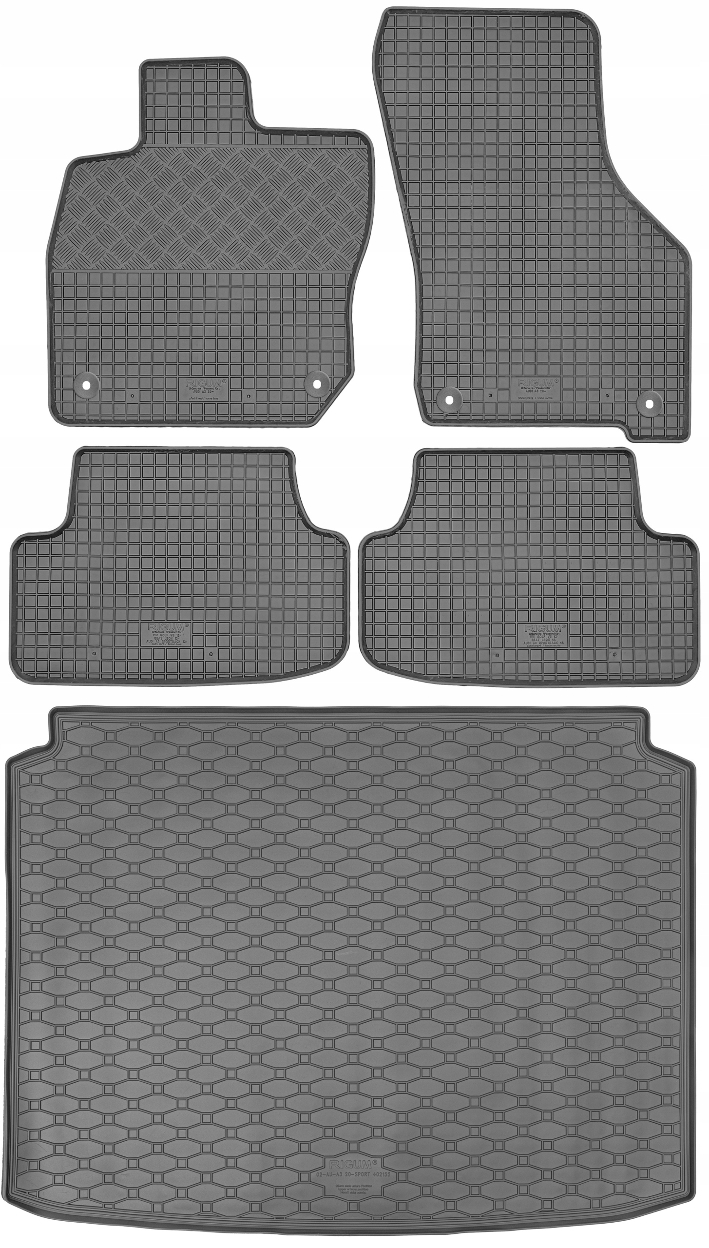Audi A3 IV 8Y Sportback 2020 rohož batožinového priestoru koberčeky