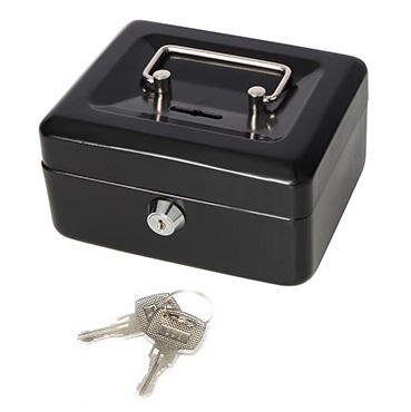 

Metalowa Kasetka Pieniądze Sejf Skarbonka Klucze