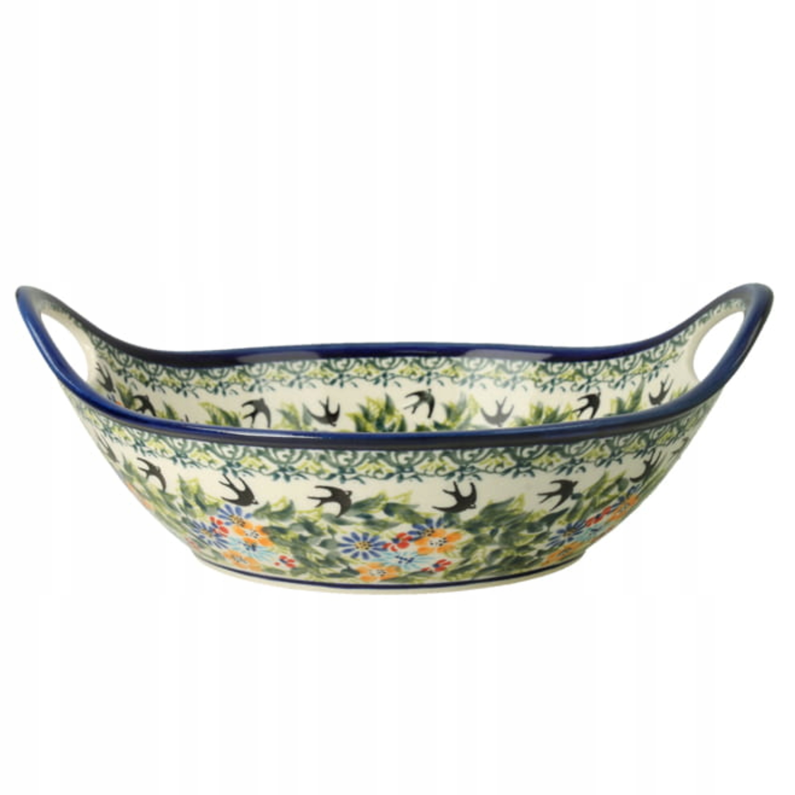 Keramická miska Bolesławiec 1 DruhØ 24,5 X 22,3 CM V 0,9 L GU1813DEKDu182