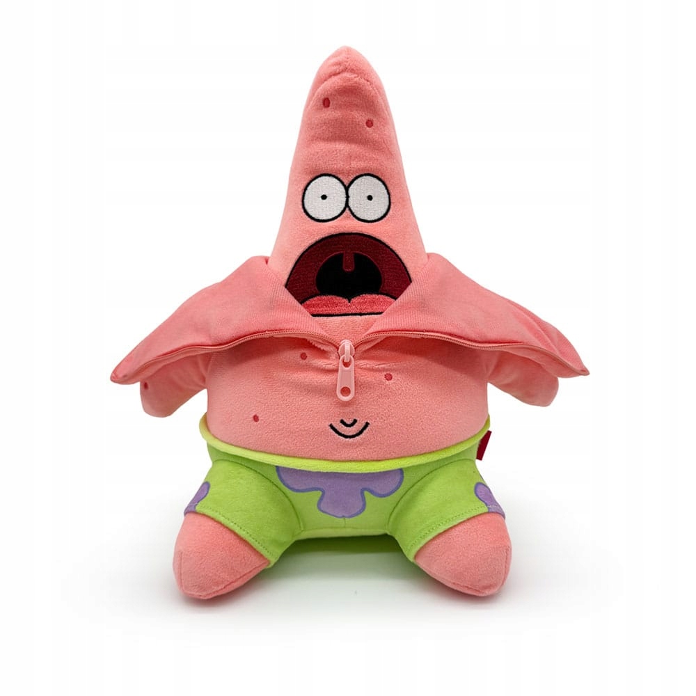 Plyšová figurka SpongeBoba Kanciaka Patrick bez trička, 23 cm