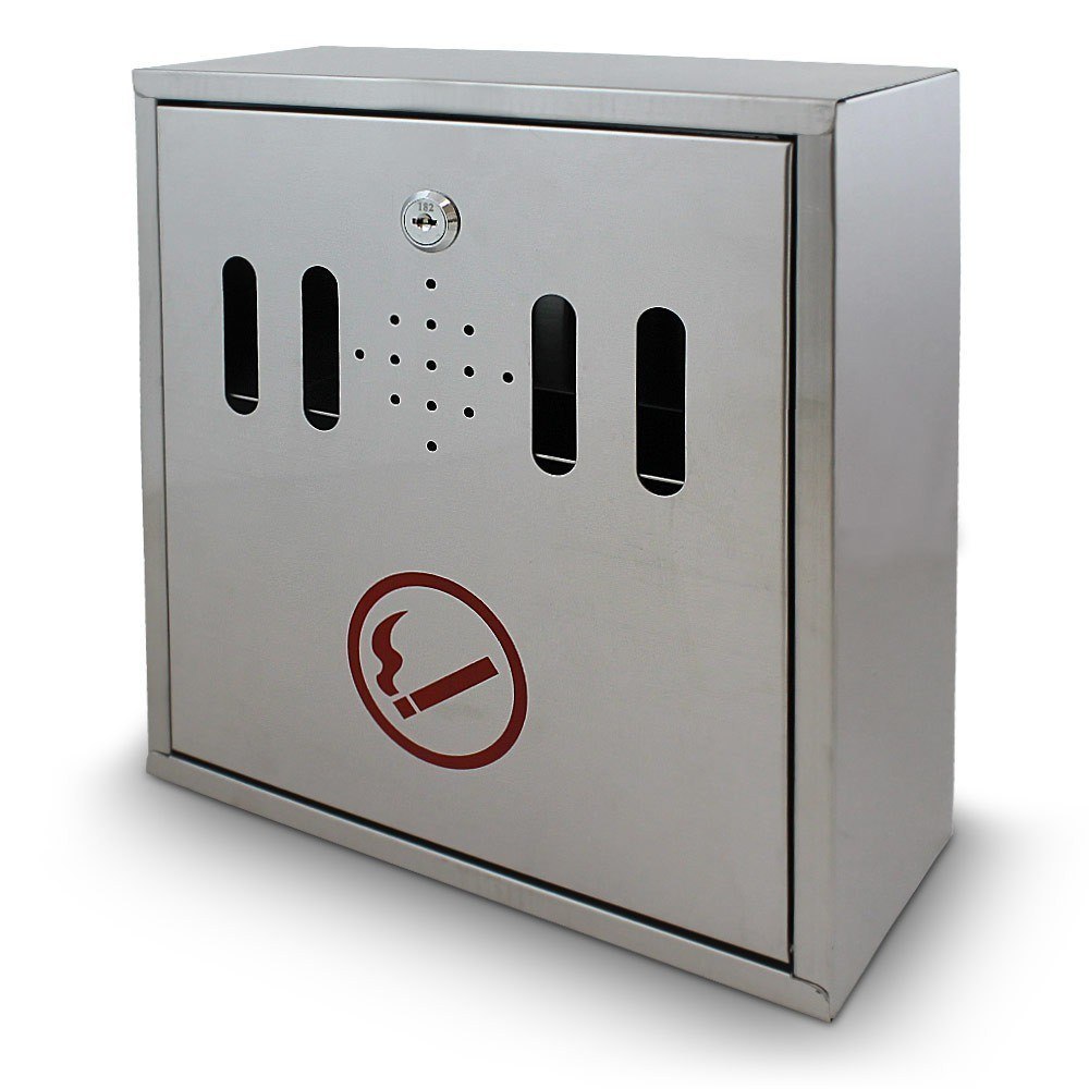 Levně Popelník Na Zeď Z Nerezové Oceli