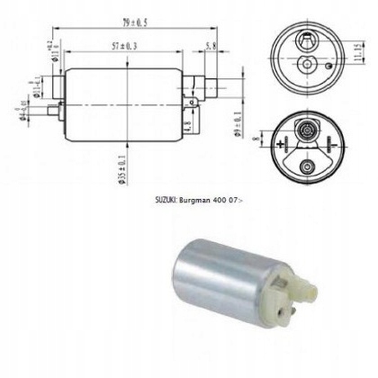 POMPA PALIWA BURGMAN 400 Producent WZMOTO