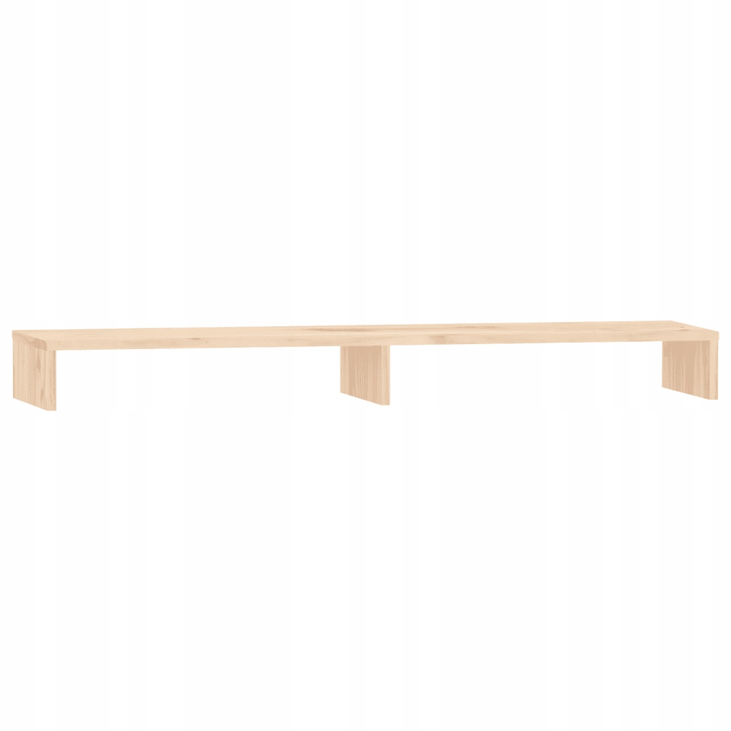 Dřevěná podložka pod monitor s funkcí ukládání, borovice, 100x27x10