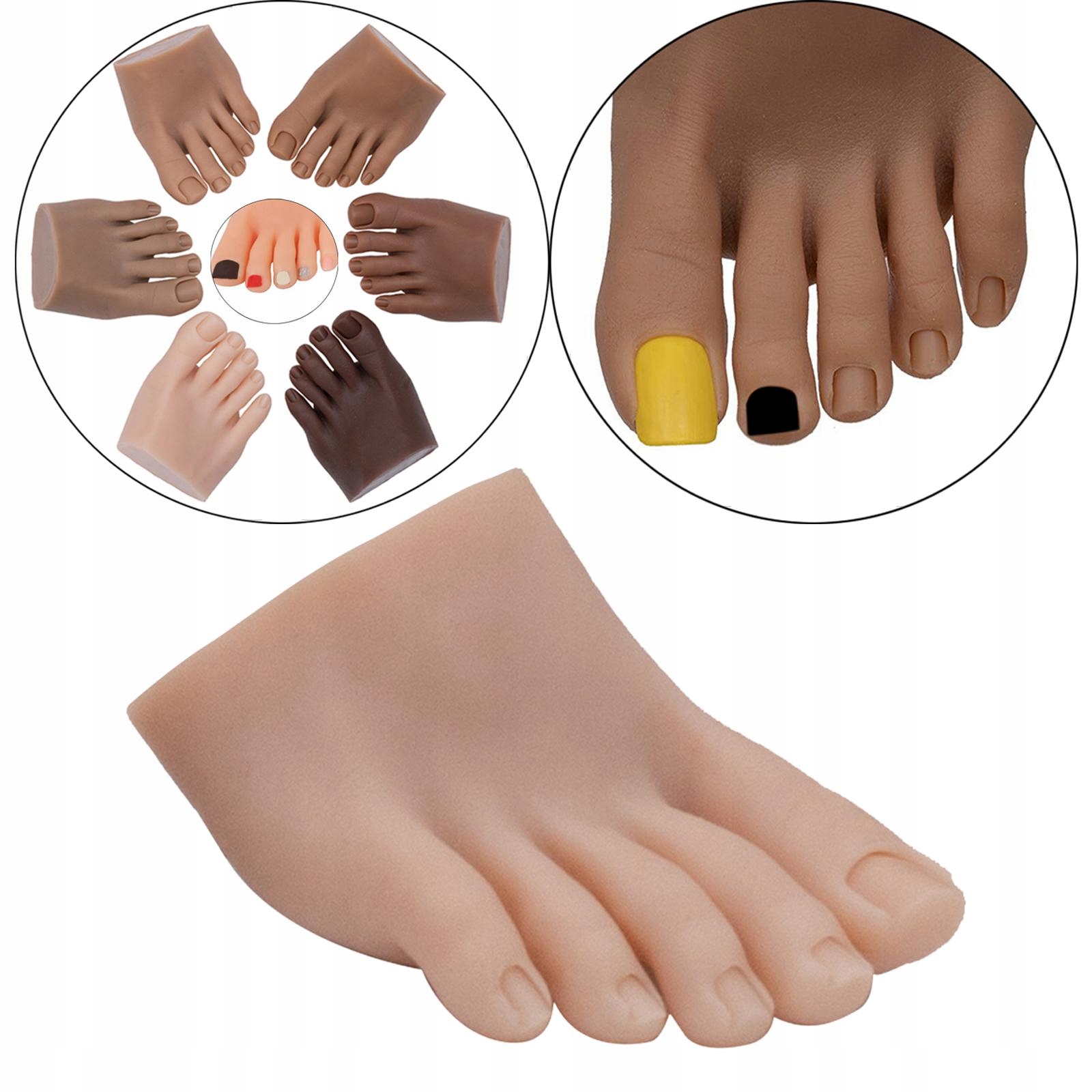 Model stopy do ćwiczeń paznokci Sztuczne palce dla Marka bez marki