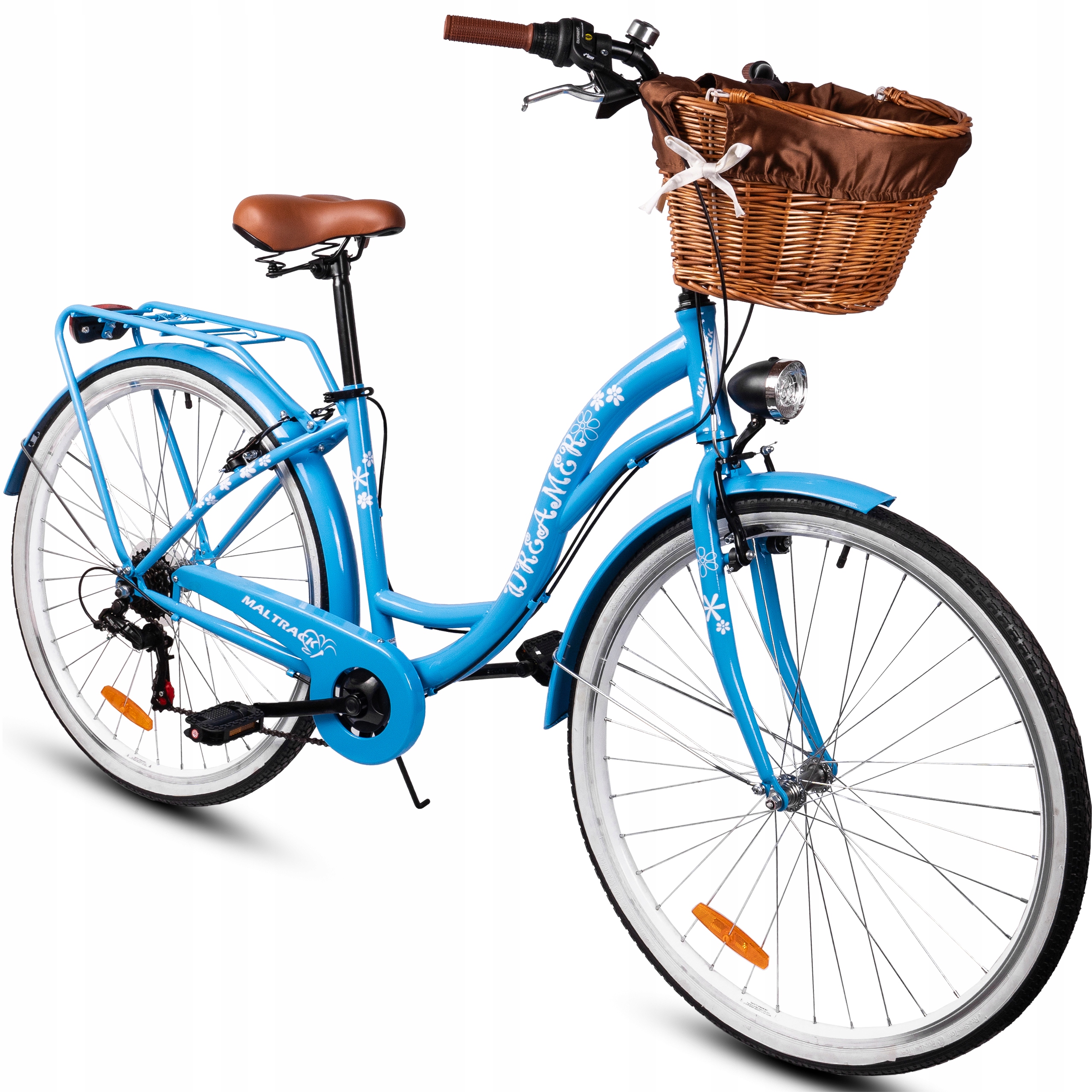 28'' ЖІНОЧИЙ МІСЬКИЙ ВЕЛОСИПЕД 6 передач SHIMANO BASKET