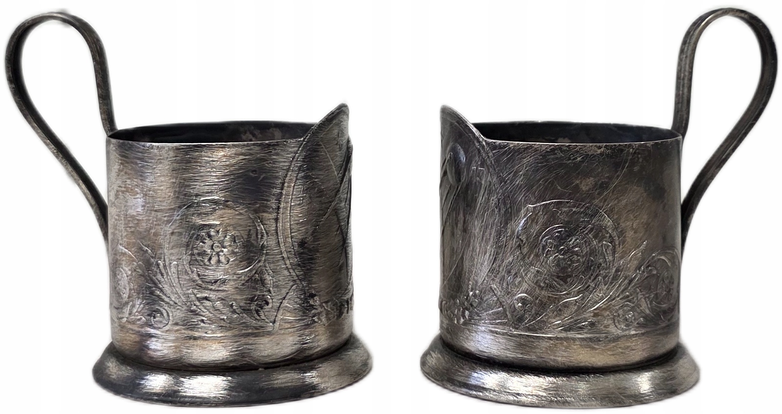 KOSZYCZEK POD SZKLANKĘ PODSTAKANNIK 2 SZTUKI ROSJA ZSRR