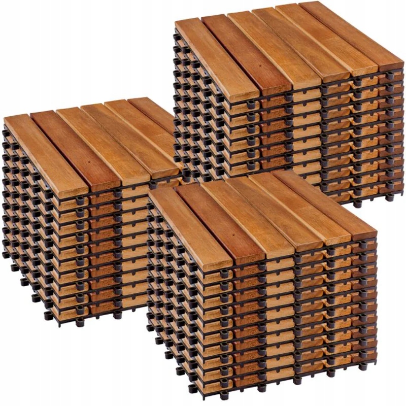 STILISTA классическая Акация деревянная плитка 3 Длина 1 м