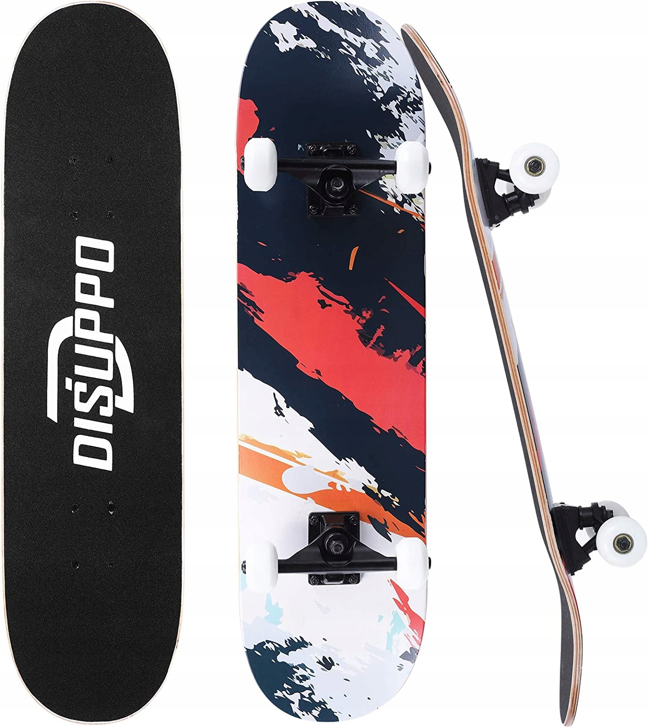 Deskorolka DISUPPO Wyczynowa 150kg ABEC-11 + Torba Szerokość decku 20 cm